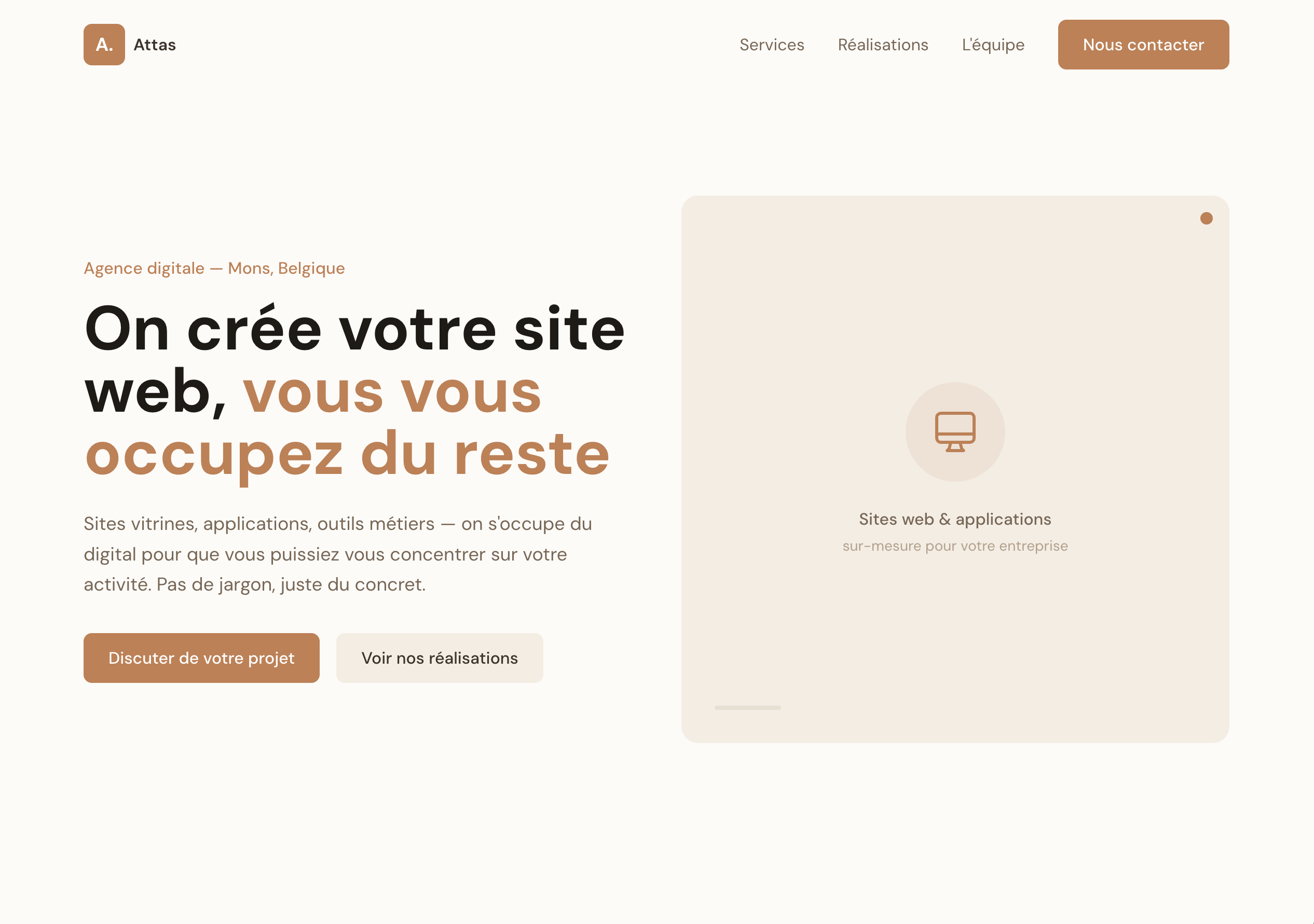 Professionnal website